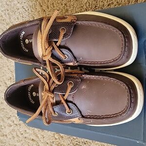 Cherokee Brown Loafers Shoes Size 5.5 Women's/3.5 Men's Brand New Memory Foam